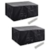 vidaXL aiam&ouml;&ouml;blikatted 2 tk 6 inimesele pol&uuml;rotang 10 avaga 240x140 cm