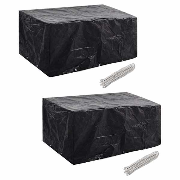 vidaXL aiam&ouml;&ouml;blikatted 2 tk 6 inimesele pol&uuml;rotang 10 avaga 240x140 cm