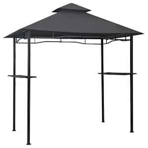 vidaXL grilli varikatus 240 x 150 x 255 cm, antratsiithall, teras