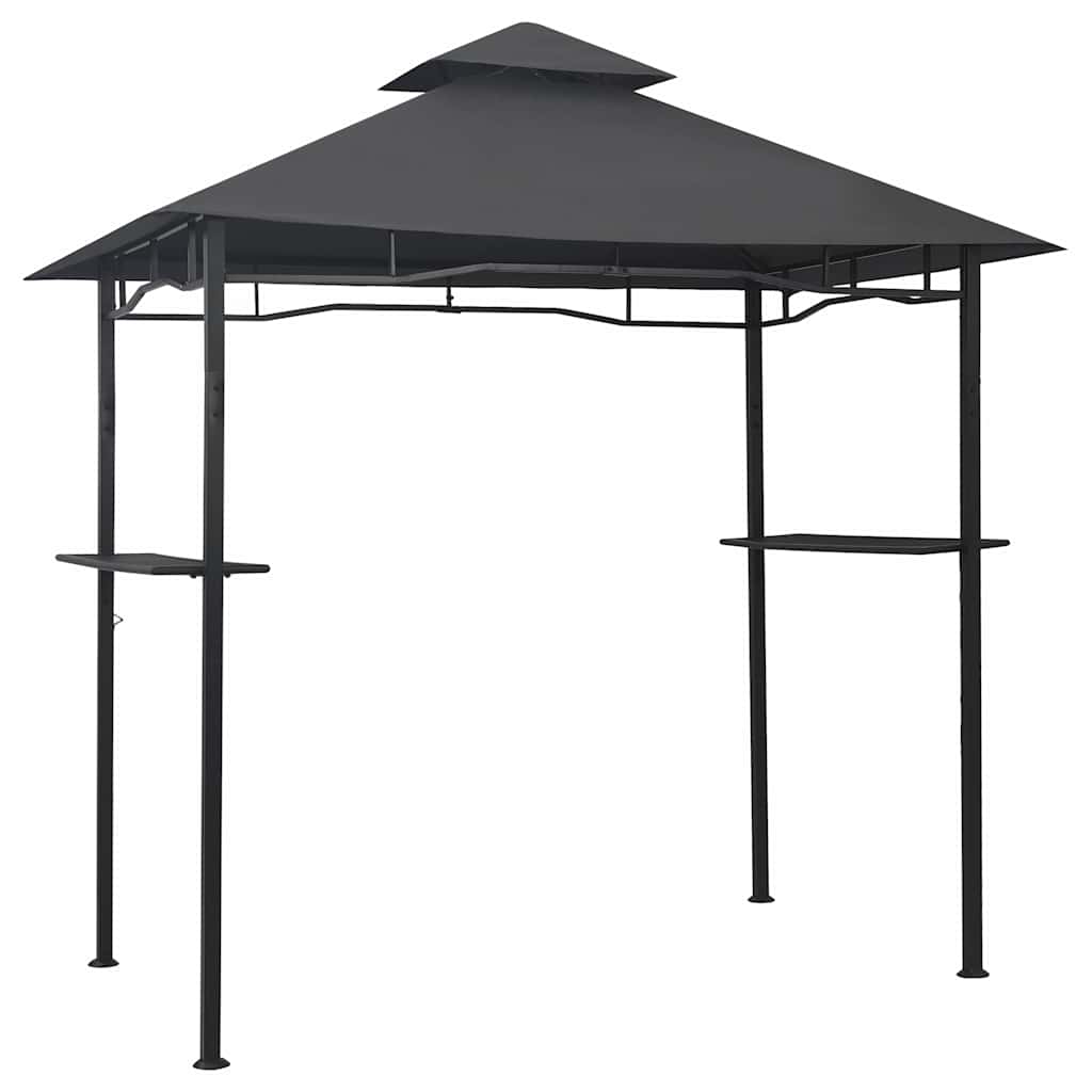 vidaXL Grilovací altán 240 x 150 x 255 cm antracitový ocel