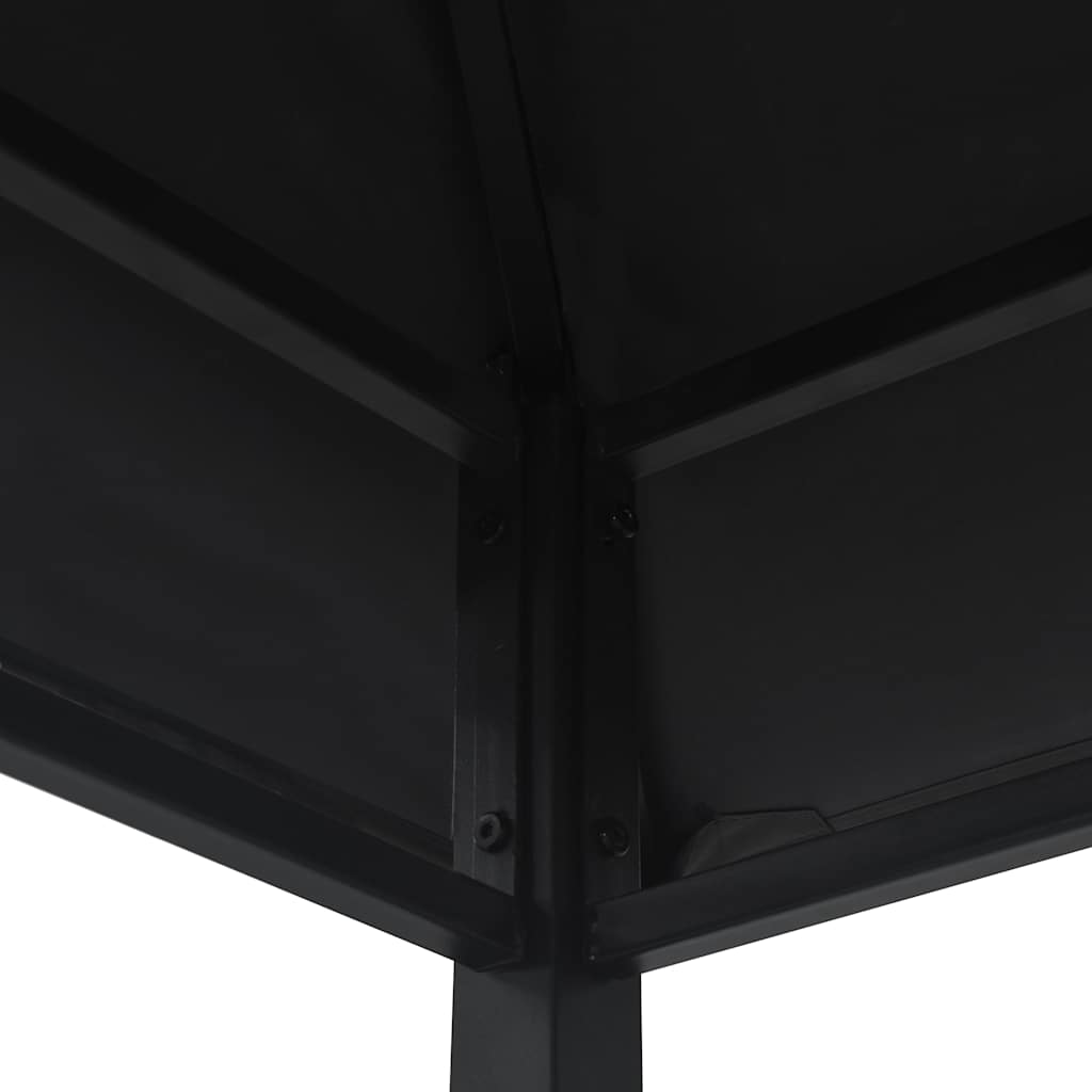 Belvédère De Barbecue 240x150x255 Cm Anthracite Acier VidaXL 17 width=274