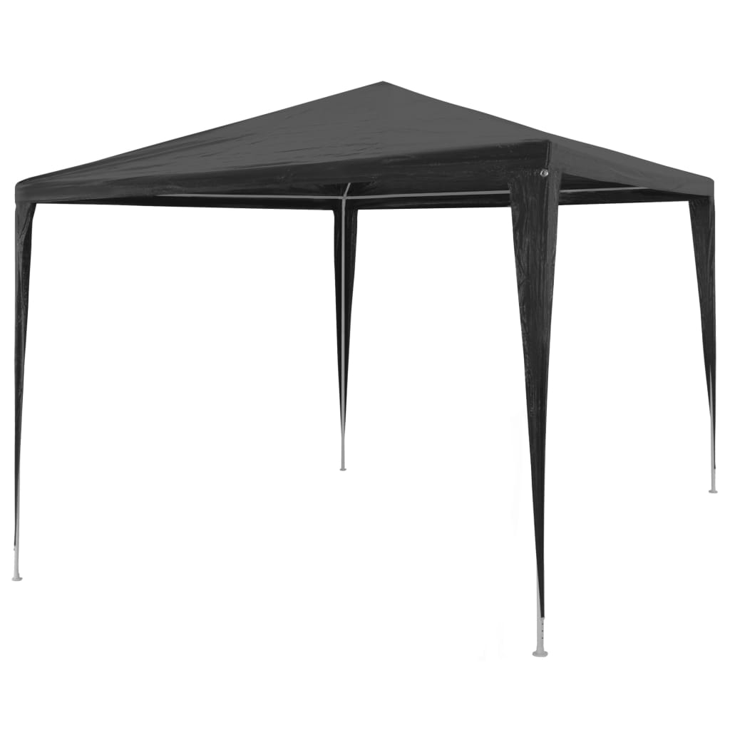 

vidaXL Party Tent 9.8'x9.8' PE Anthracite