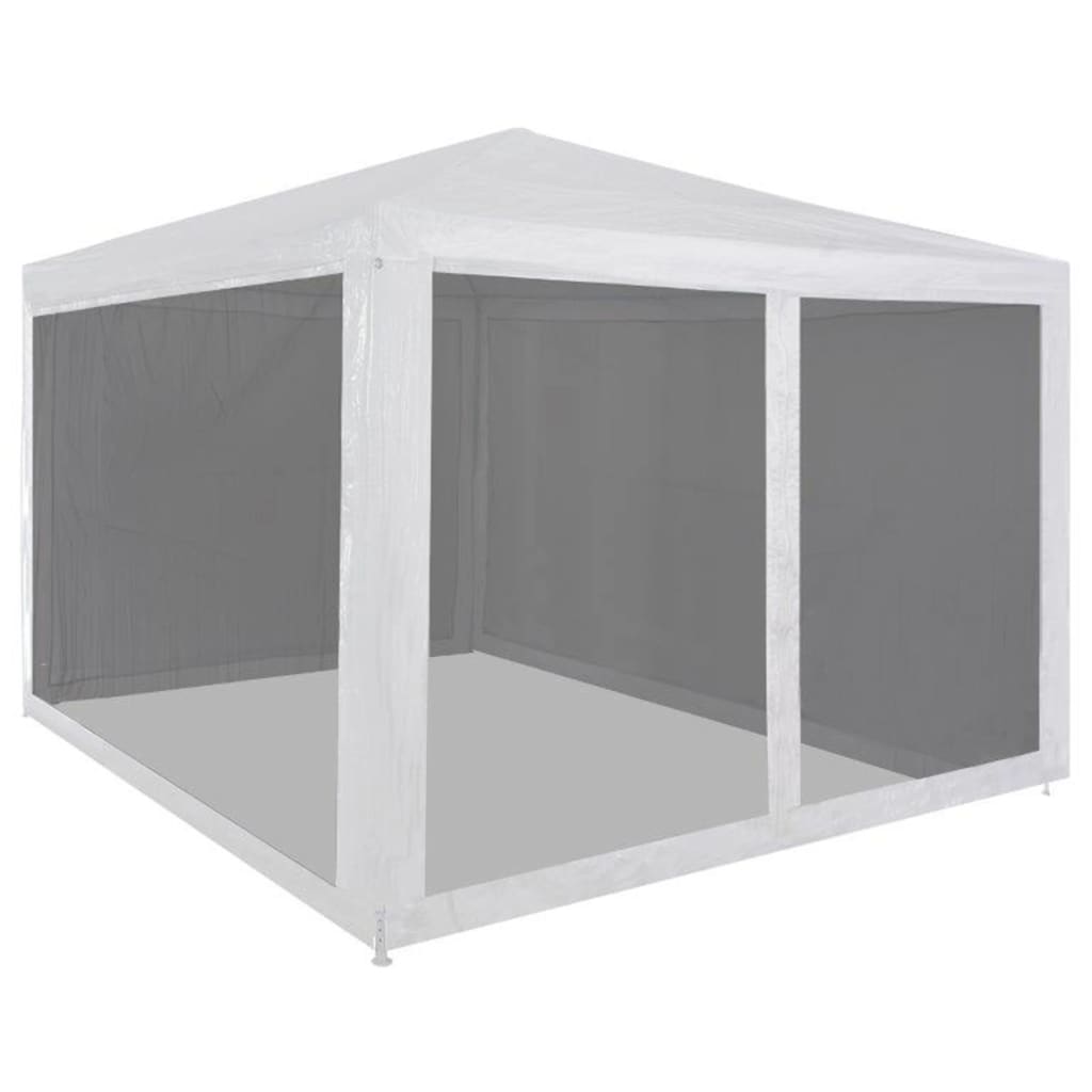 

vidaXL Party Tent with 4 Mesh Sidewalls 9.8'x9.8'