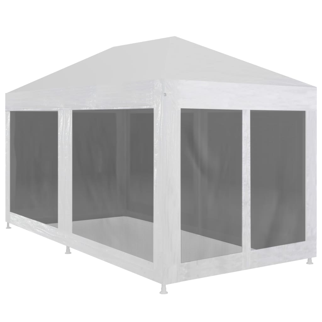 

vidaXL Party Tent with 6 Mesh Sidewalls 236.2"x118.1"
