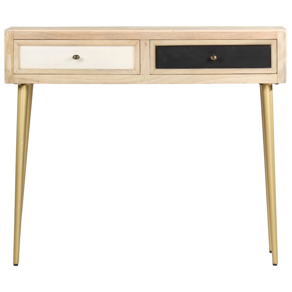 

vidaXL Wandtafel 90x30x75 cm massief mangohout