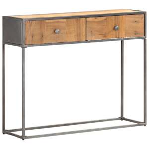 Konzolový stolek 90 x 30 x 75 cm masivní recyklované dřevo - obrázek 7