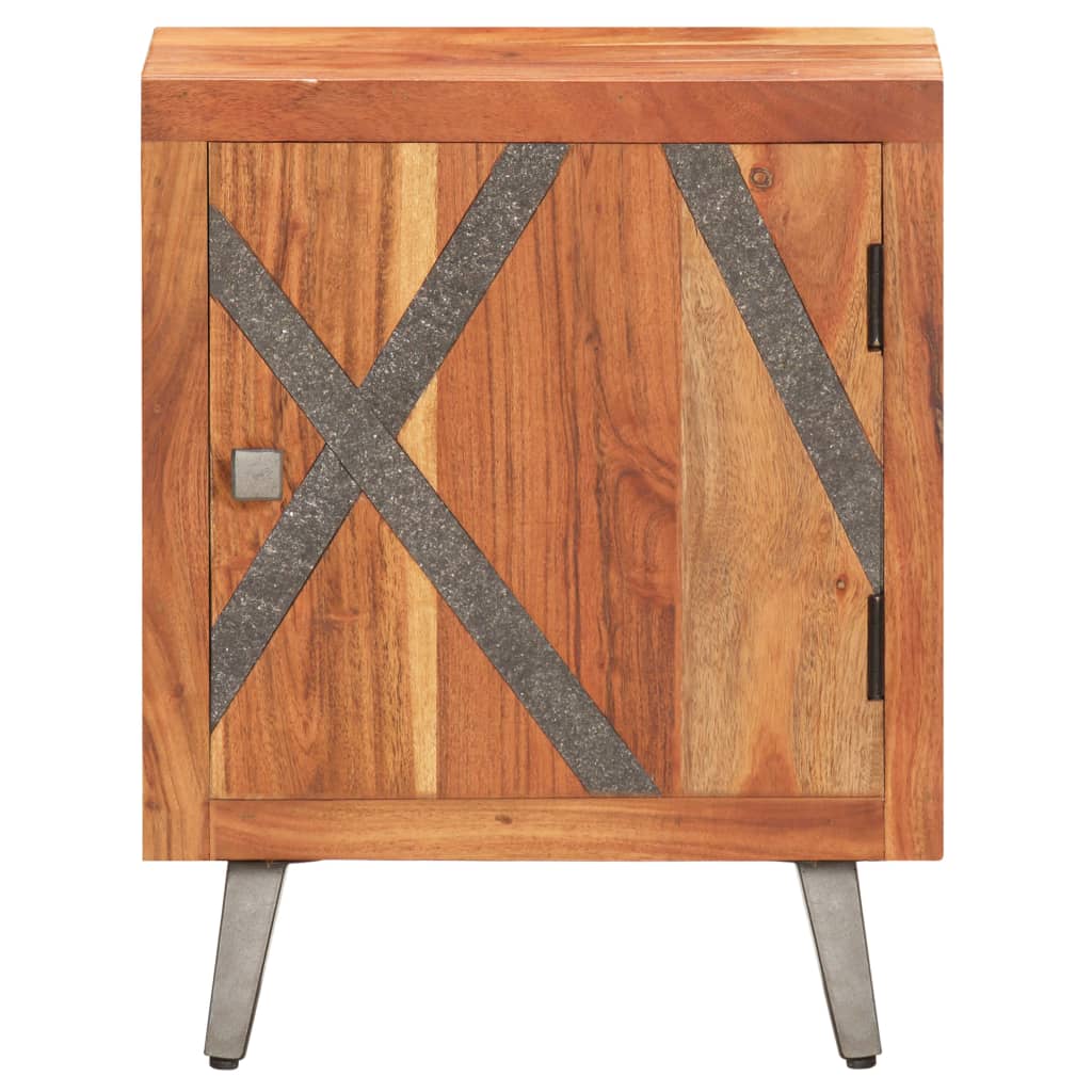 

vidaXL Nachtkastje 40x30x50 cm massief acaciahout