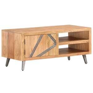 Konferenční stolek 90 x 45 x 40 cm masivní akáciové dřevo - obrázek 9