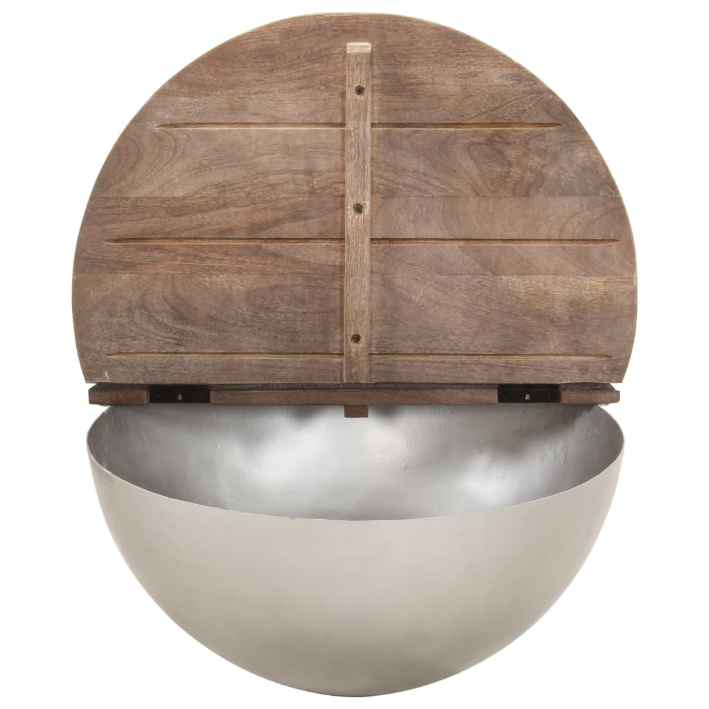 2 Piece Bowl Shaped Coffee Table Set Solid Mango Wood VidaXL 16 width=274