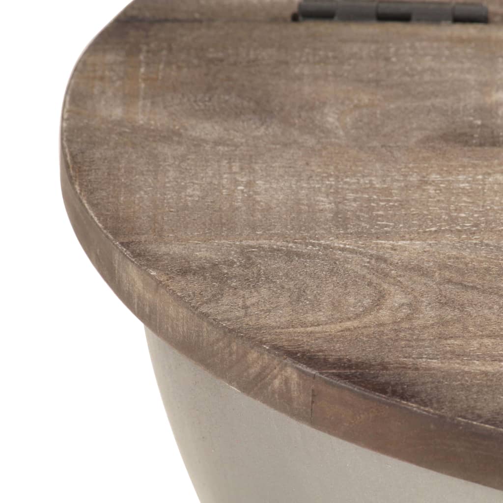 2 Piece Bowl Shaped Coffee Table Set Solid Mango Wood VidaXL 17 width=274