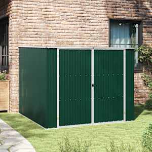 Vrtna lopa zelena 195x198x159 cm pocinkano jeklo