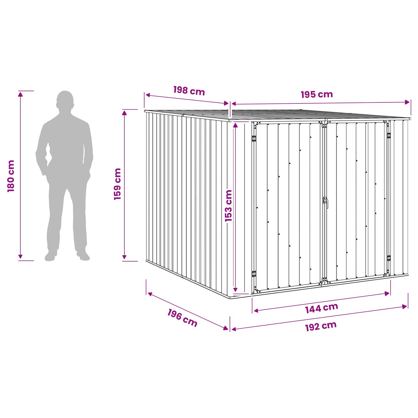 Garden Shed size guide