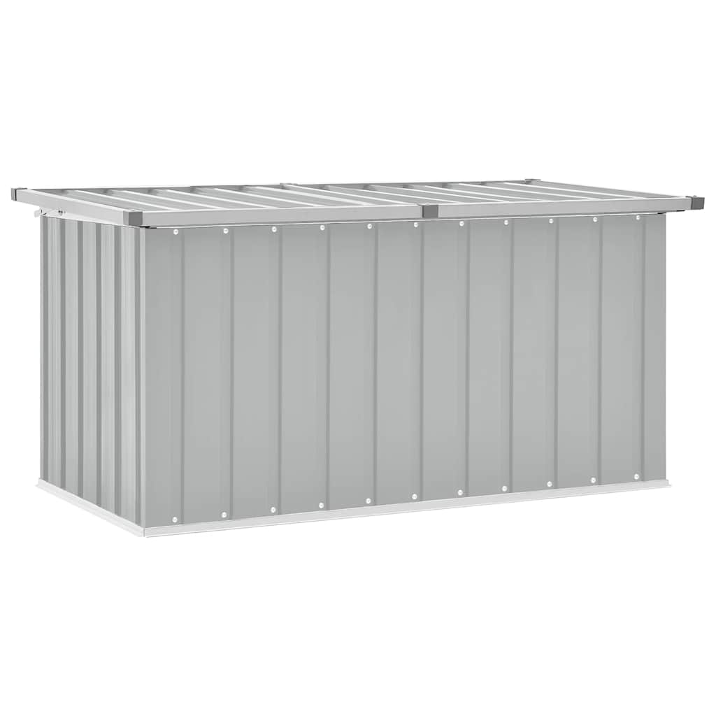 vidaXL Gartenbox Grau 129x67x65 cm