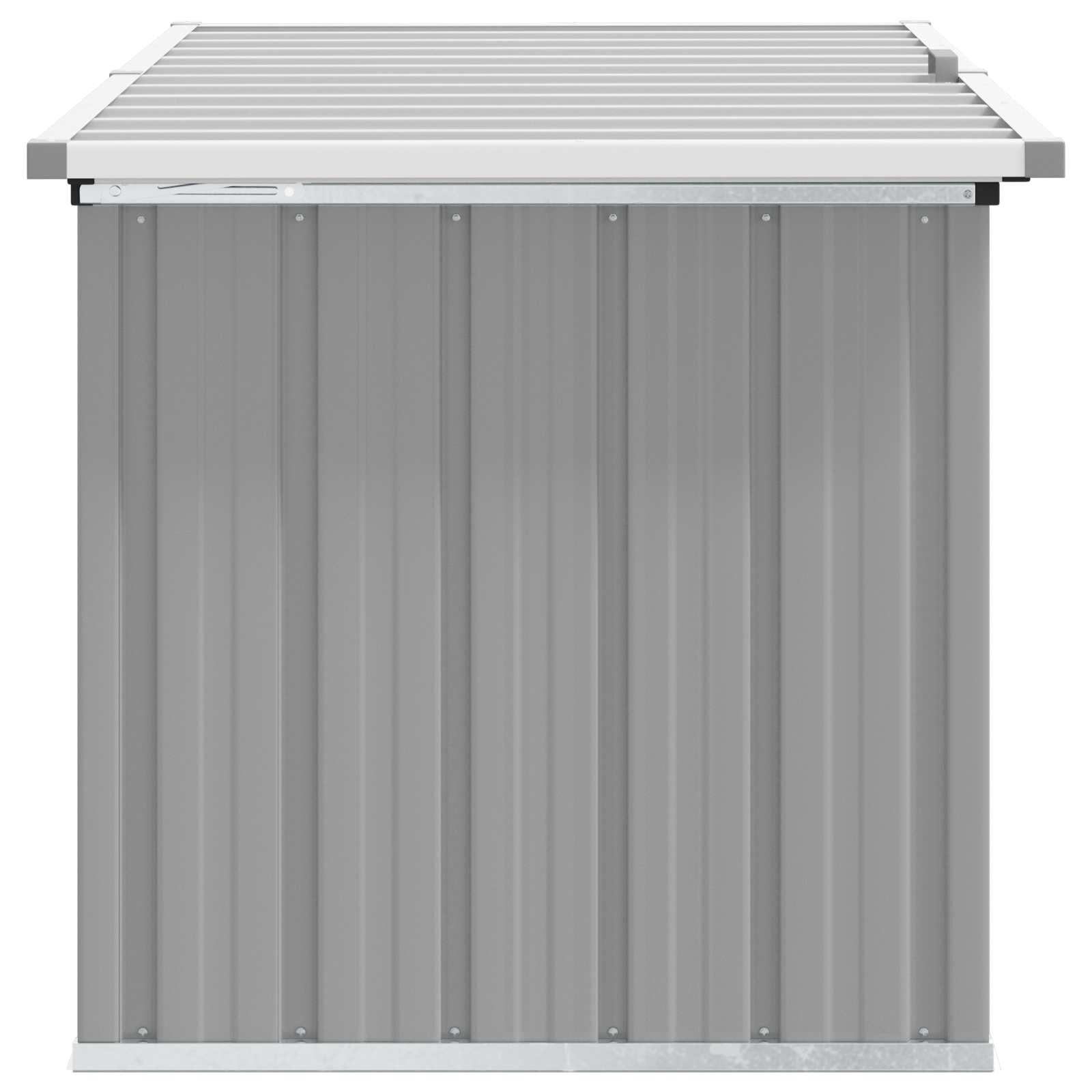 Μπαούλο Αποθήκευσης Κήπου Γκρι 129 x 67 x 65 εκ. - Image 5