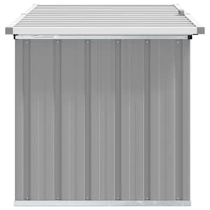 Zahradní úložný box šedý 129 x 67 x 65 cm - obrázek 5