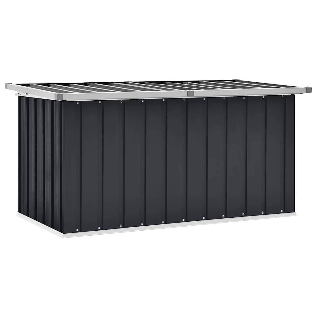 vidaXL Zahradní úložný box antracitový 129 x 67 x 65 cm