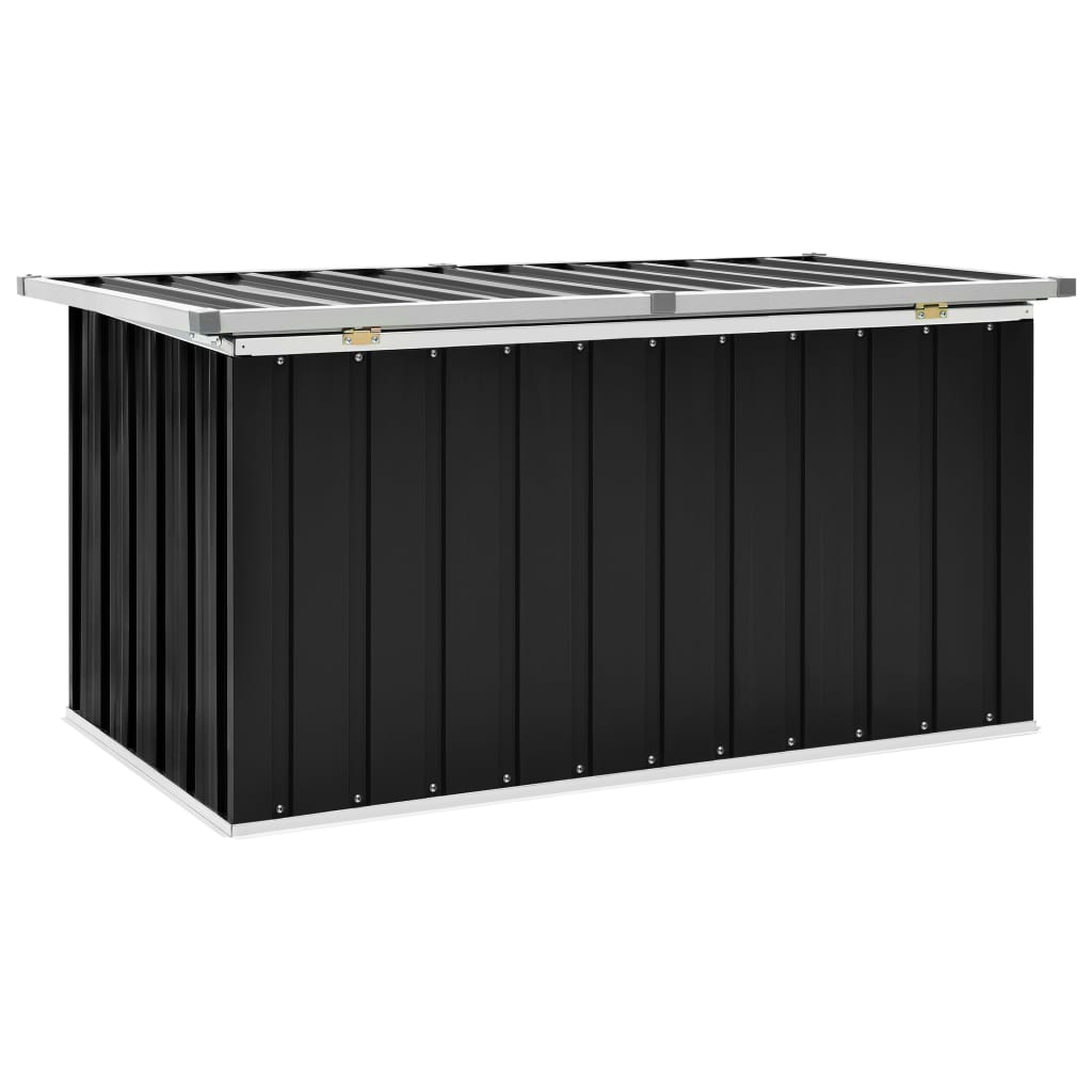 vidaXL Patio Storage Box Anthracite 50.8"x26.4"x25.6"