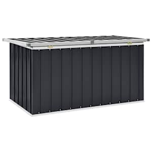 Zahradní úložný box antracitový 129 x 67 x 65 cm - obrázek 8