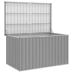 Zahradní úložný box šedý 171 x 99 x 93 cm - obrázek 3