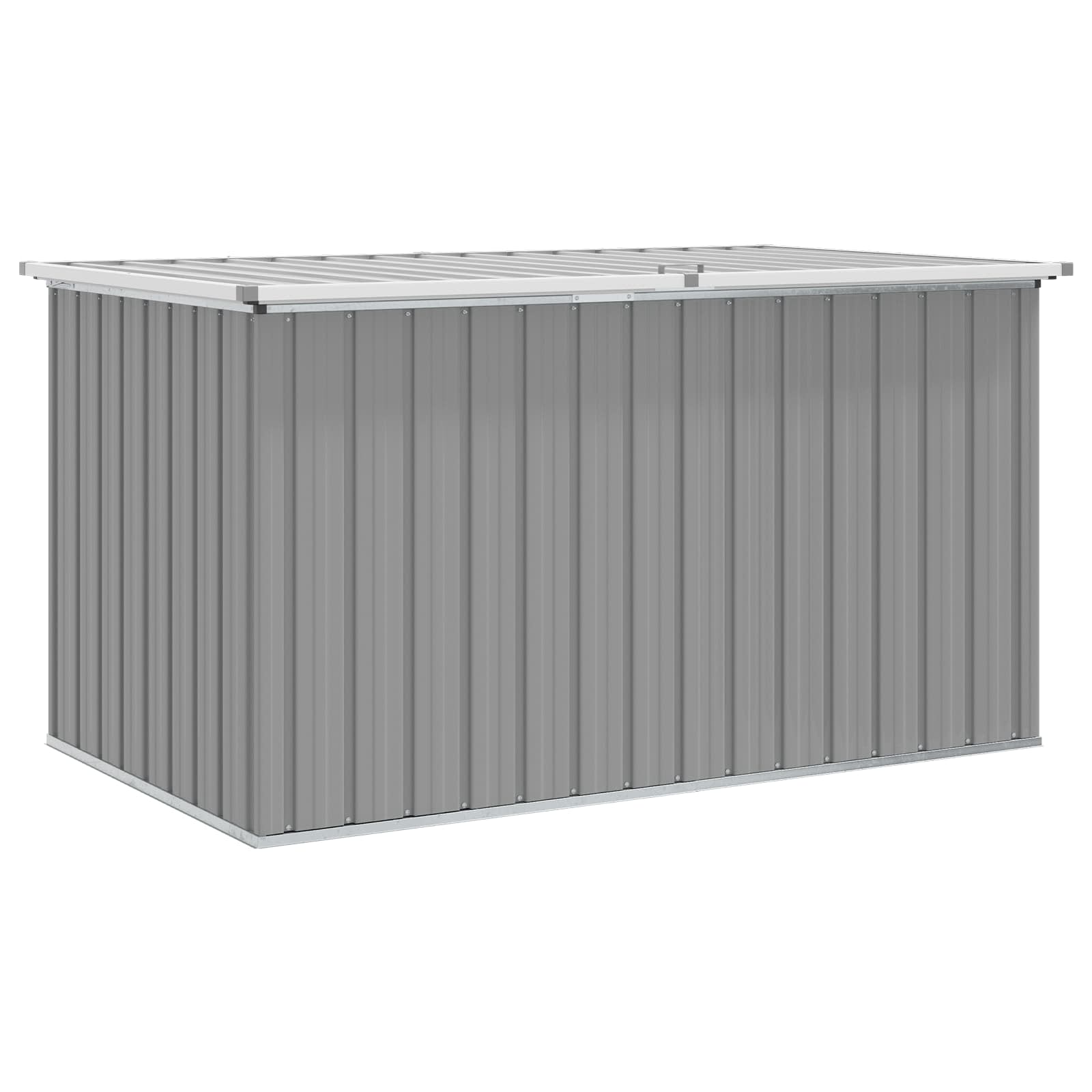 vidaXL Zahradní úložný box šedý 171 x 99 x 93 cm