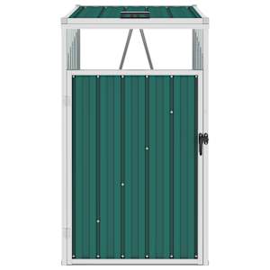 Přístřešek na popelnici zelený 72 x 81 x 121 cm ocel - obrázek 2