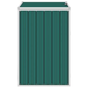 Přístřešek na popelnici zelený 72 x 81 x 121 cm ocel - obrázek 3