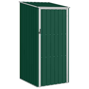 vidaXL aiakuur, roheline, 87 x 98 x 159 cm, tsingitud teras
