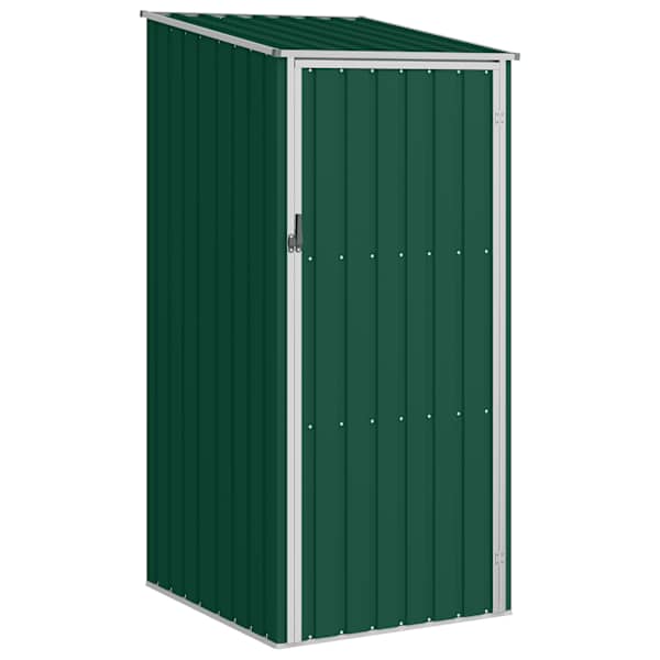 vidaXL aiakuur, roheline, 87 x 98 x 159 cm, tsingitud teras