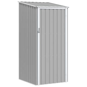 vidaXL aiakuur, hall, 87 x 98 x 159 cm, tsingitud teras