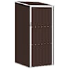 vidaXL aiakuur, pruun, 87 x 98 x 159 cm, tsingitud teras