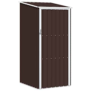 vidaXL aiakuur, pruun, 87 x 98 x 159 cm, tsingitud teras
