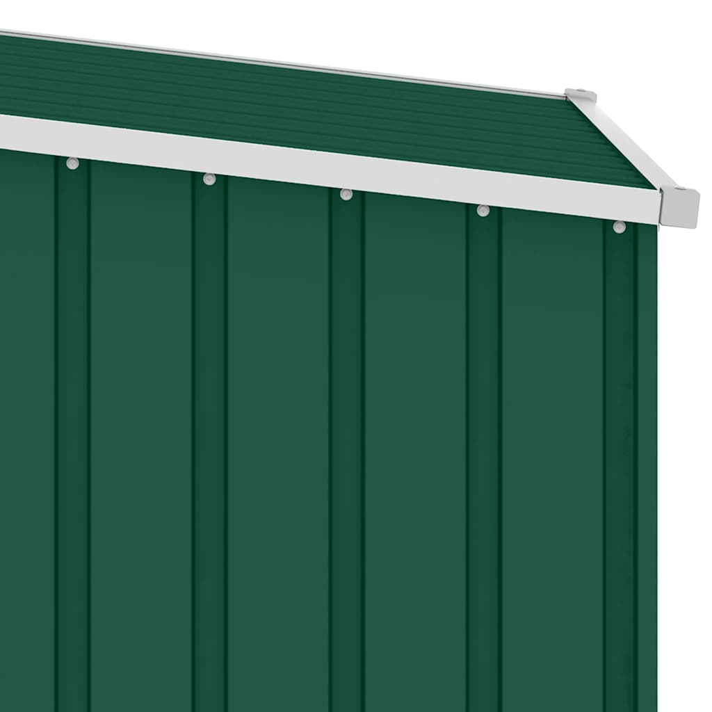 brændeskur 245x98x159 cm galvaniseret stål grøn 8 8719883811437 g en hd 8