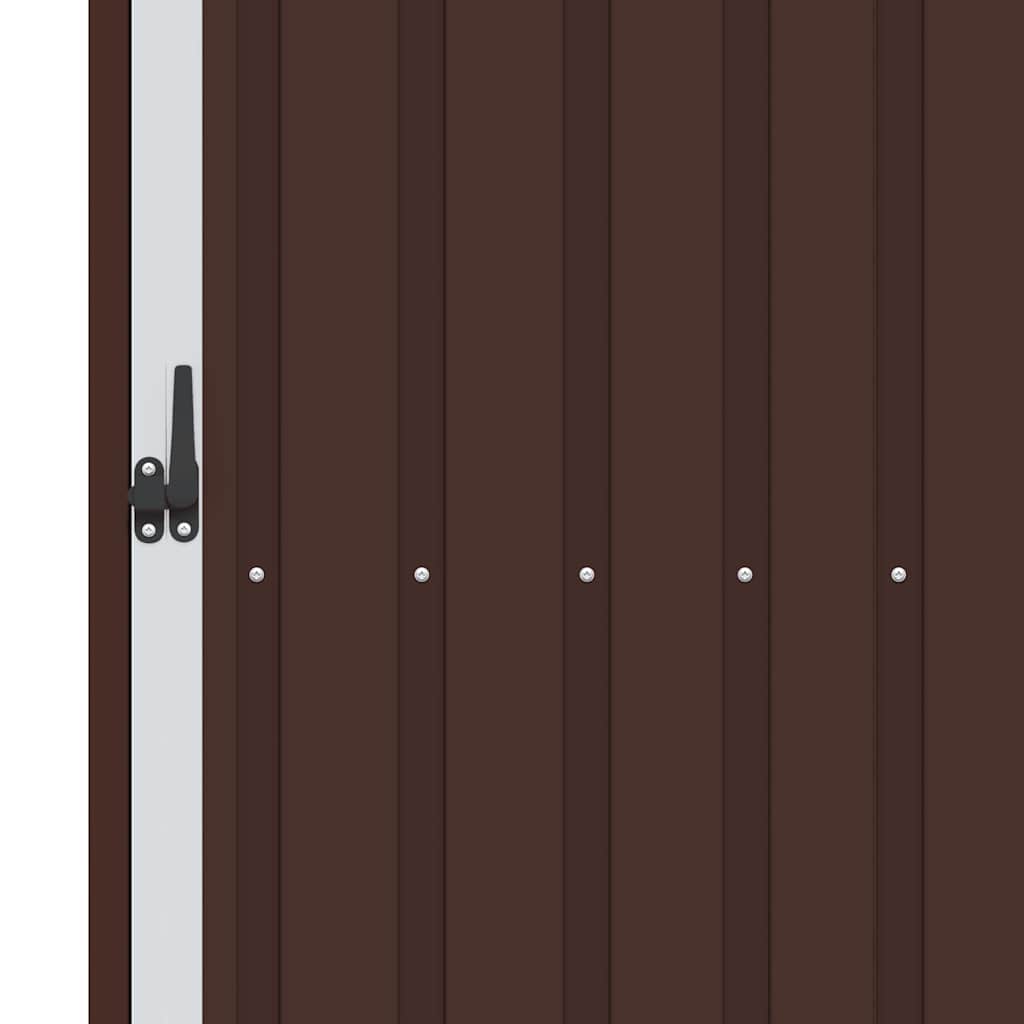 brændeskur 245x98x159 cm galvaniseret stål brun 8 8719883811468 g en hd 8