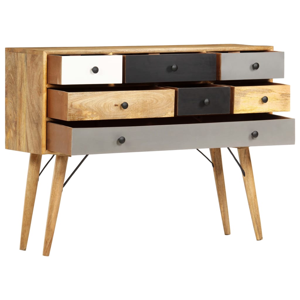 

vidaXL Dressoir 110x30x82 cm massief mangohout