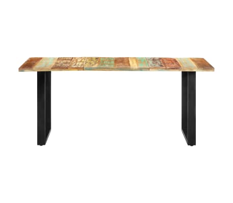 vidaXL Dining Table 180x90x76 cm Solid Reclaimed Wood