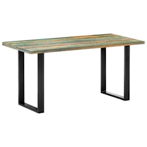 Jídelní stůl 160 x 80 x 75 cm masivní recyklované dřevo - obrázek 9