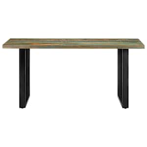vidaXL Dining Table 160x80x75 cm Solid Reclaimed Wood