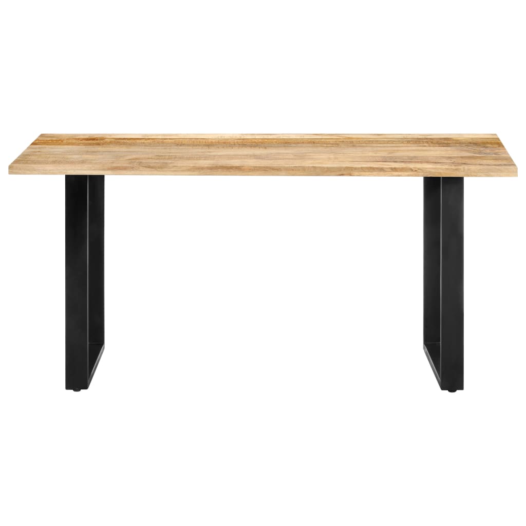 vidaXL Table de salle à manger 160x80x75 cm bois de manguier massif