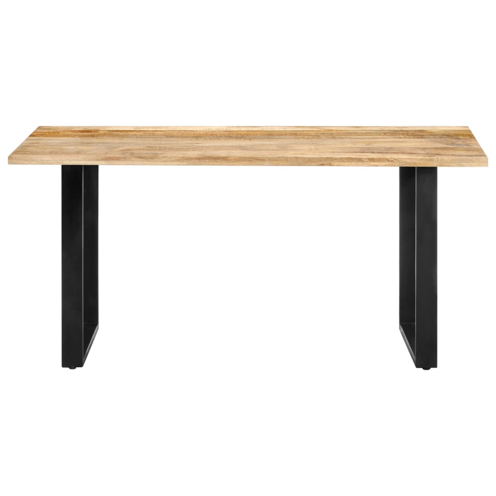 

vidaXL Eettafel 160x80x75 cm massief mangohout