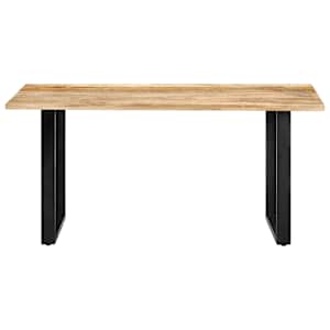 vidaXL Spisebord 160x80x75 cm heltre mango