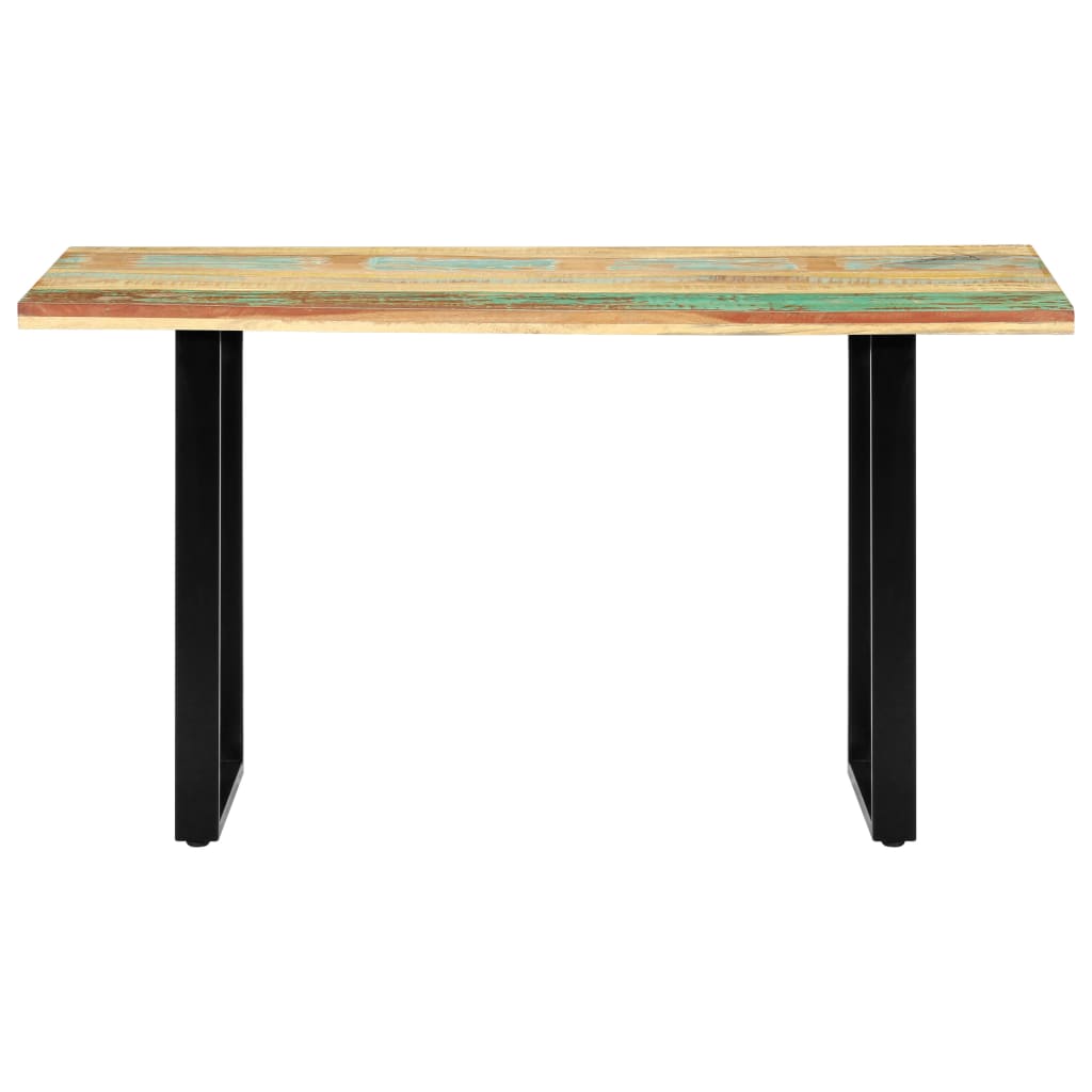 vidaXL Table de salle à manger 140x70x76cm Bois de récupération massif