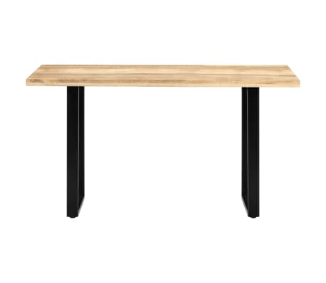 vidaXL Dining Table 55.1"x27.6"x29.9" Solid Mango Wood