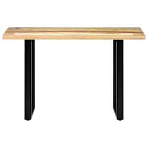 vidaXL Table &agrave; manger 120x60x76 cm Bois de r&eacute;cup&eacute;ration massif