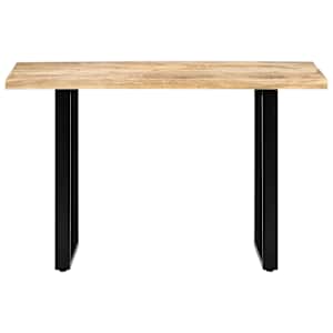 vidaXL Eettafel 120x60x76 cm massief mangohout