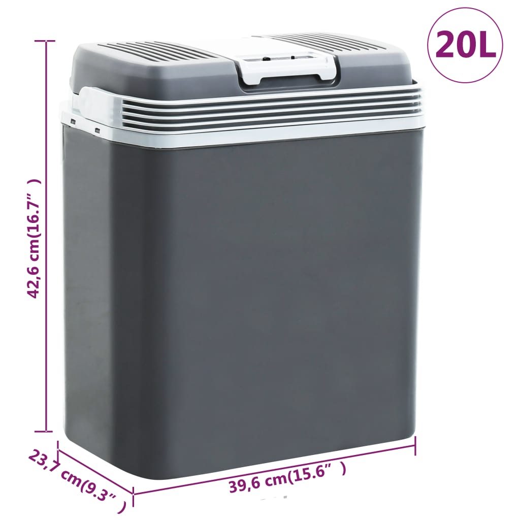 Přenosný termoelektrický chladicí box 20 l 12 V 230 V E