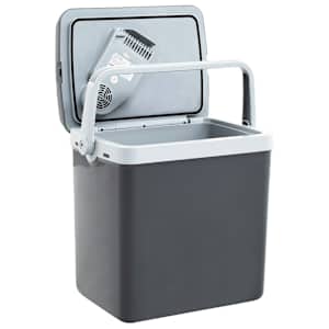 vidaXL Bærbar termoelektrisk kjøleboks 32 L 12 V 230 V A++