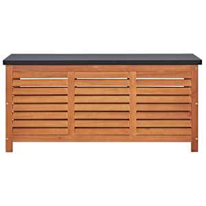 Zahradní úložný box 117 x 50 x 55 cm masivní eukalyptové dřevo - obrázek 3