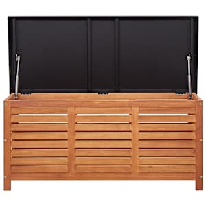 Zahradní úložný box 117 x 50 x 55 cm masivní eukalyptové dřevo - obrázek 5