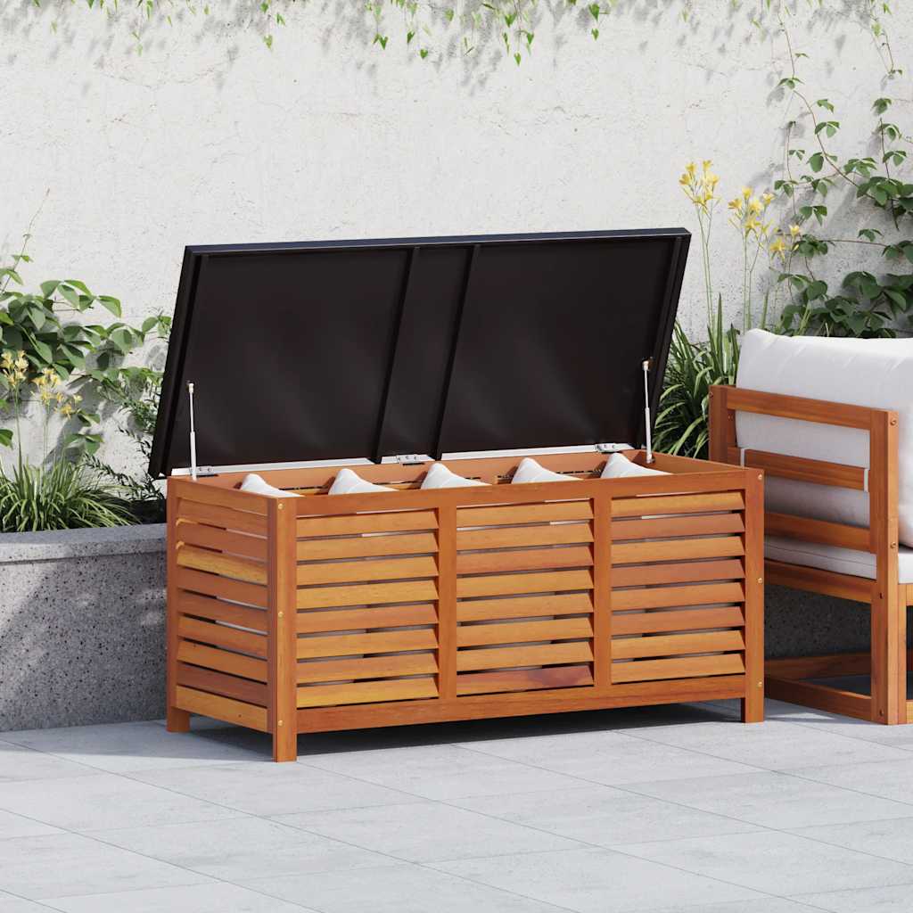 Záhradný úložný box 117x50x55 cm masívne eukalyptové drevo 47285