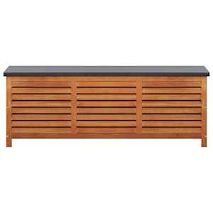 Zahradní úložný box 150 x 50 x 55 cm masivní eukalyptus - obrázek 3